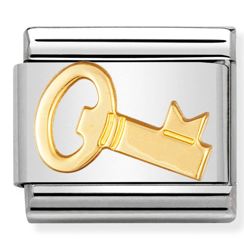 Nomination Key Gold Charm 