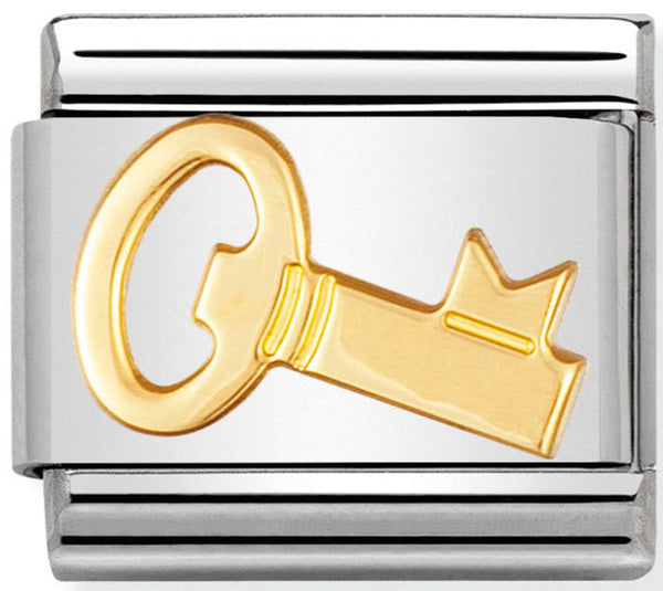 Nomination Key Gold Charm 