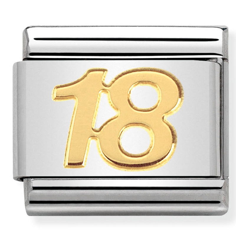 Nomination 18th Gold Charm