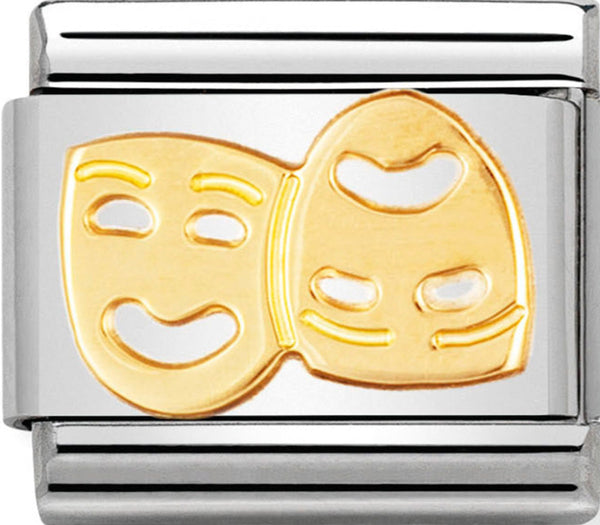 Symbol - Masks Gold Charm