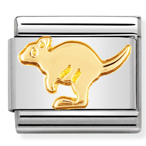 Nomination Kangaroo Gold Charm 