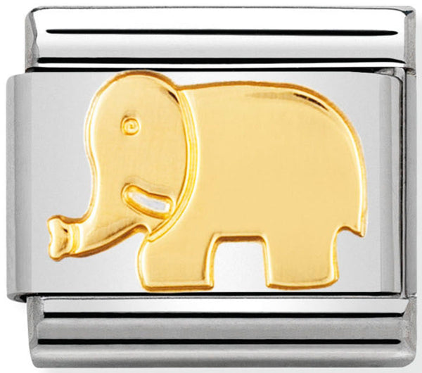 Nomination Elephant Gold Charm 
