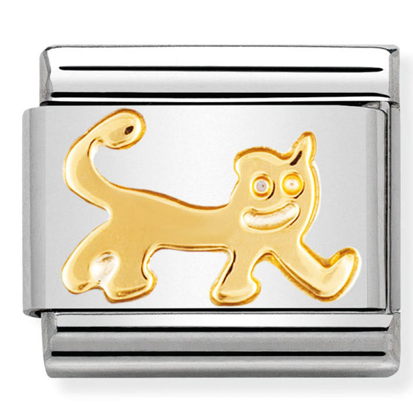 Nomination Cat Gold Charm 