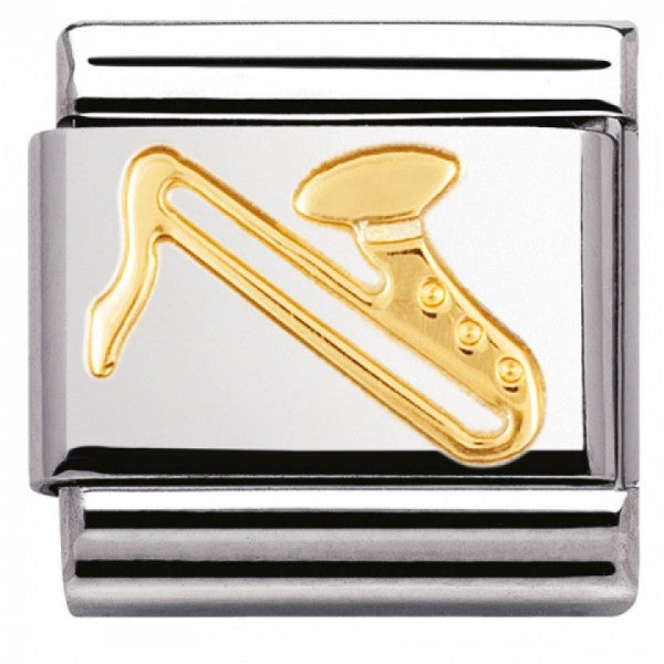 Music - Saxophone Gold Charm