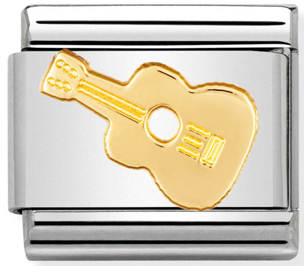 Nomination Guitar Gold Charm 