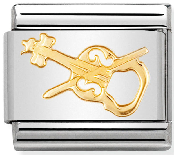 Hobbies - Violin Gold Charm