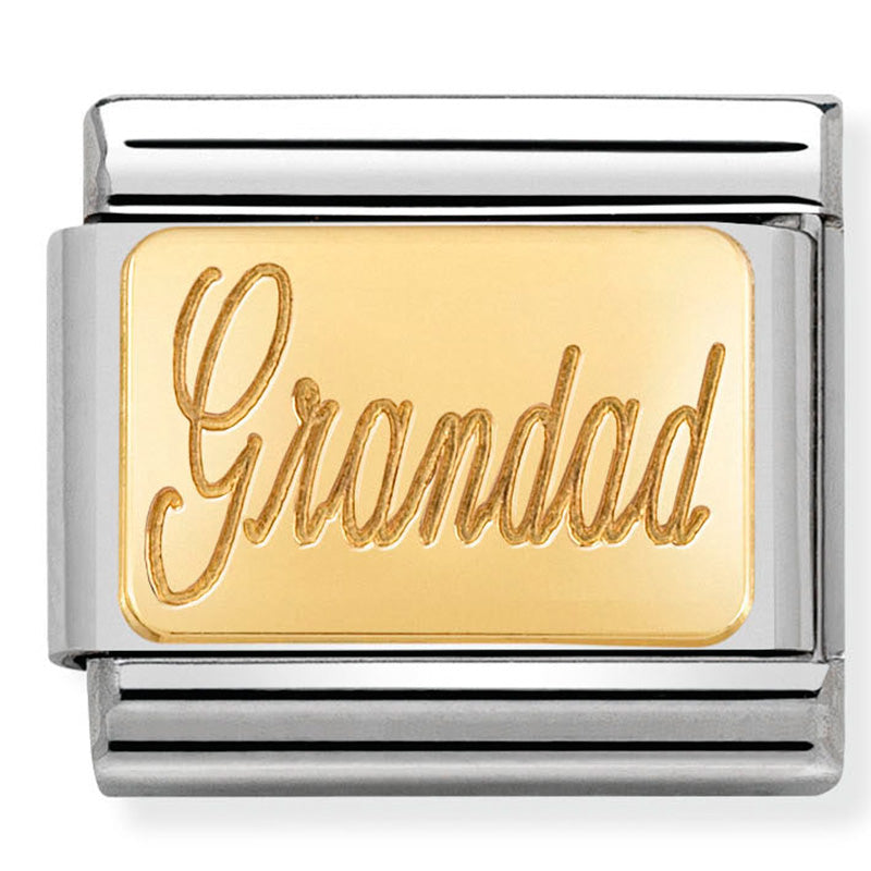 Engraved Signs - Grandad Gold Charm
