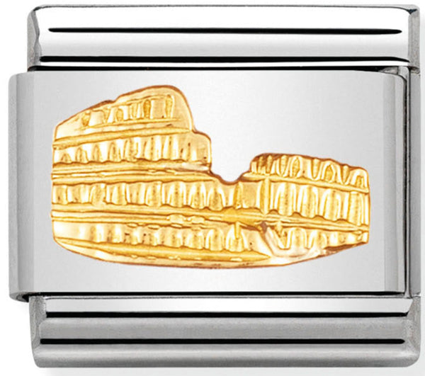 Nomination Colosseum Rome Gold Charm 