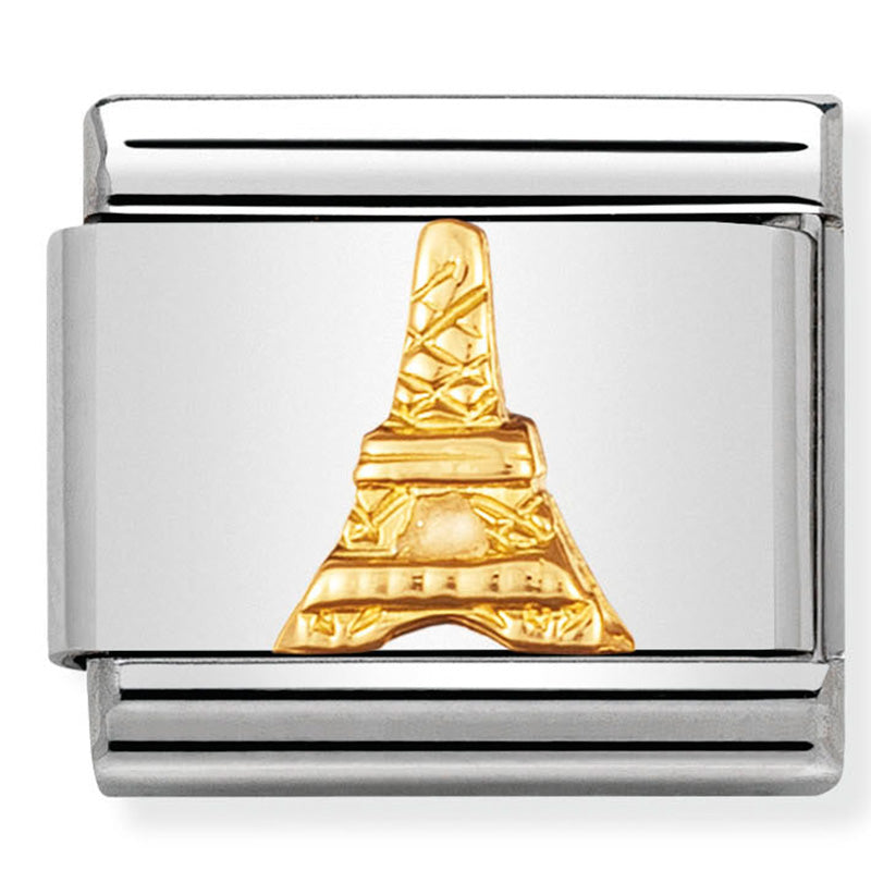 Nomination France Paris Eiffel Tower Gold Charm