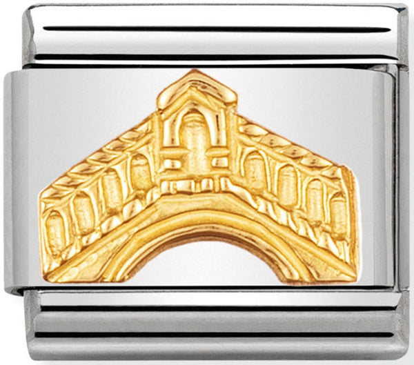 Travel - Rialto Bridge (Italy) Gold Charm