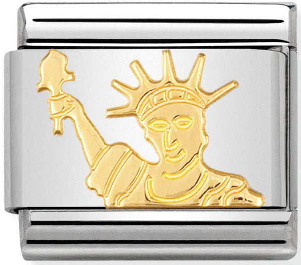 Travel - Statue of Liberty Gold Charm