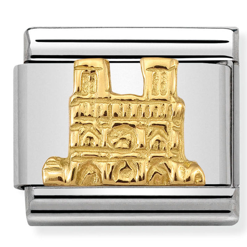 Notre Dame Gold Charm