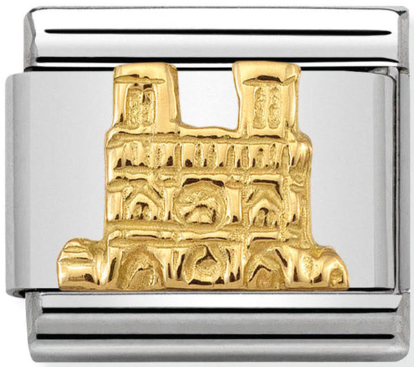 Travel - Notre Dame (Paris France) Gold Charm