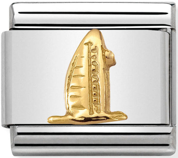 Travel - Burj Al Arab (United Arab Emirates) Gold Charm