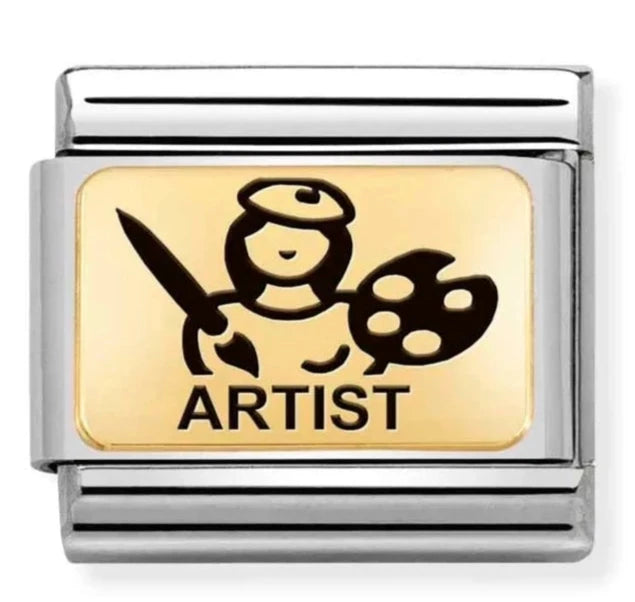 Occupation - Artist Gold Charm