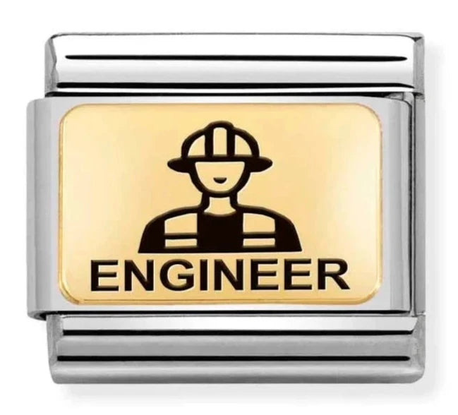 Occupation - Engineer Gold Charm