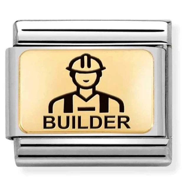 Occupation - Builder Gold Charm