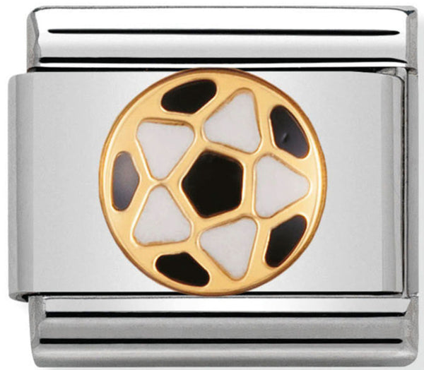 Nomination Football Enamel Charm 