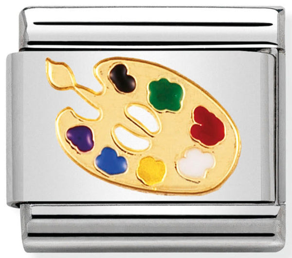Hobbies - Artist Palette Gold Charm