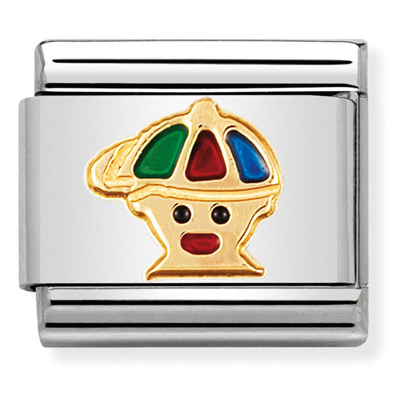 Nomination Boy Enamel Gold Charm 