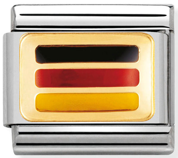 Nomination Germany Flag Gold Charm 