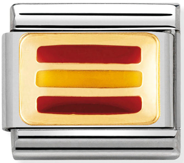 Nomination Spain Flag Charm