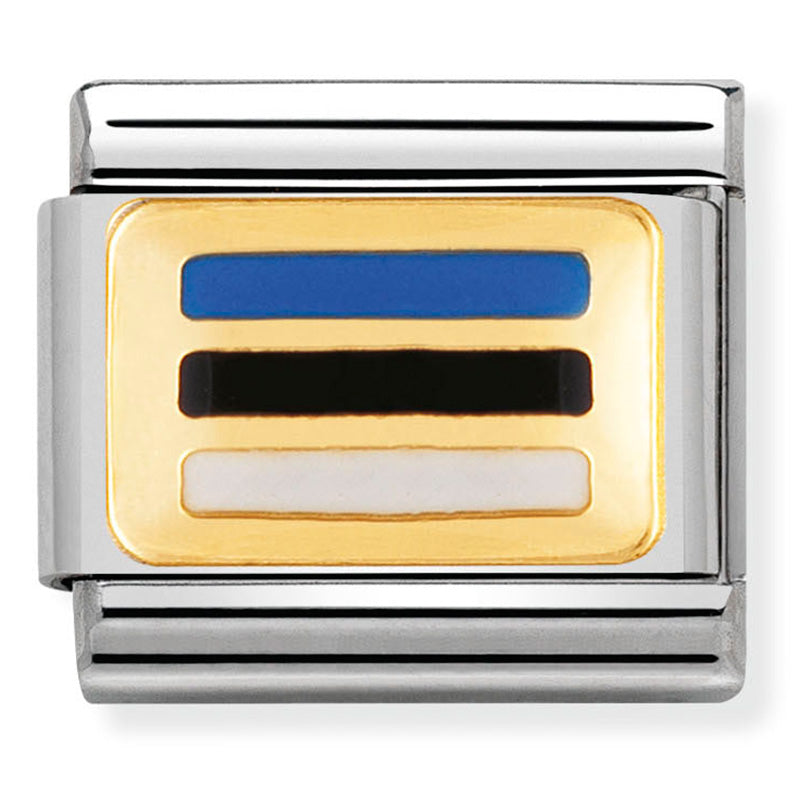 Nomination 030234/38 Estonia Flag Charm