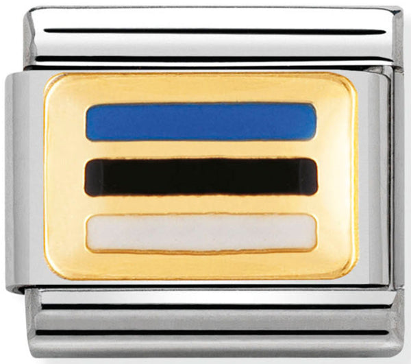 Nomination 030234/38 Estonia Flag Charm