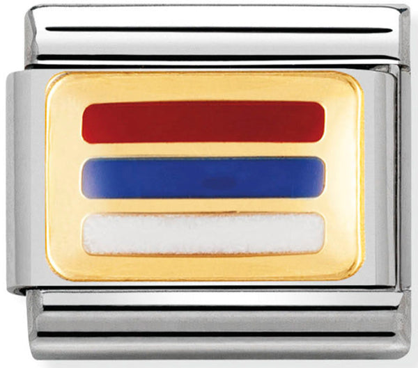 Nomination Serbia Flag Charm