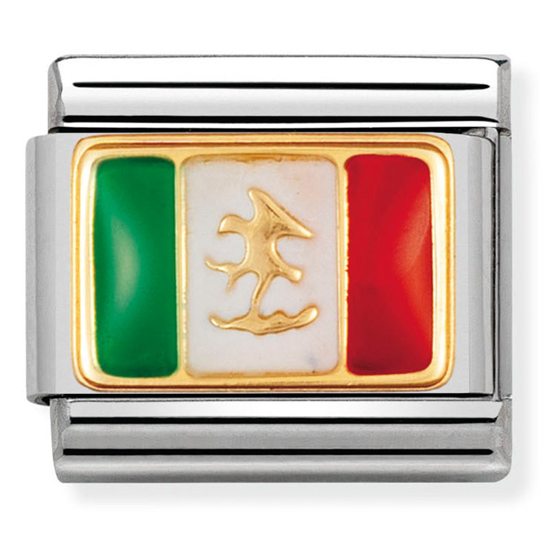 Nomination Mexico Flag Charm