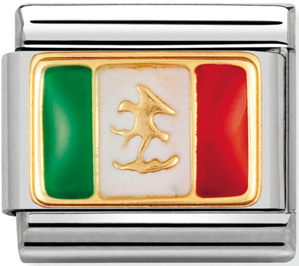Nomination Mexico Flag Charm