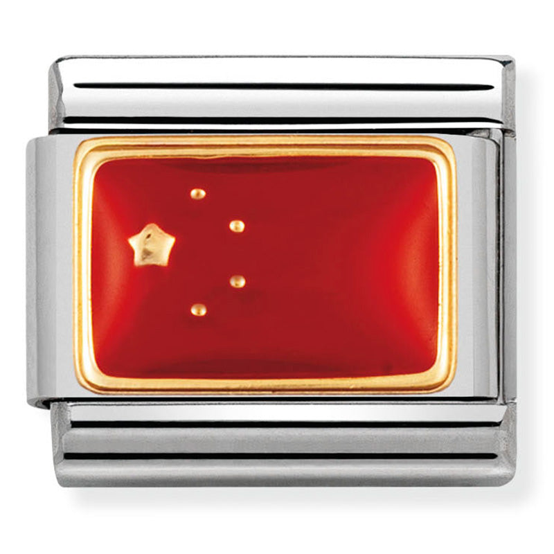 Nomination China Flag Charm