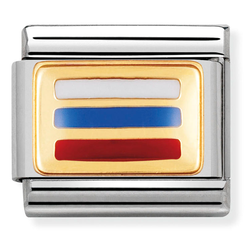 Nomination Russia Flag Charm