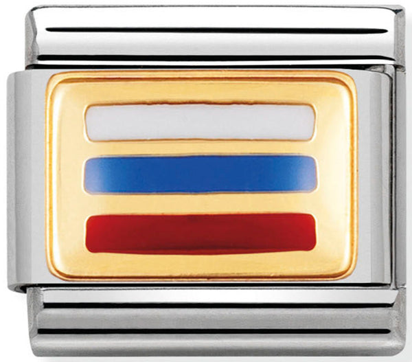 Nomination Russia Flag Charm