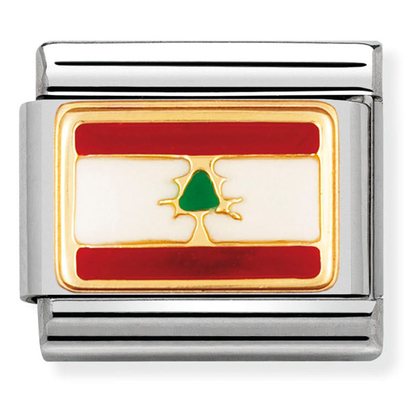 Nomination 030236/13 Lebanon Flag Charm