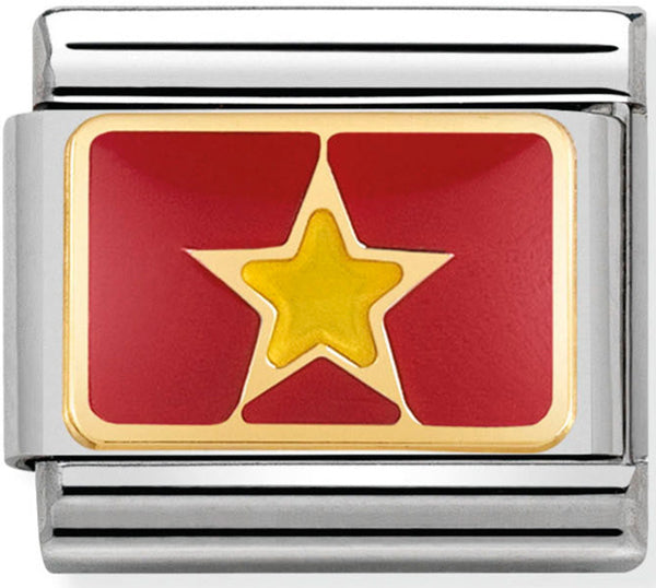 Nomination Vietnam Flag Charm