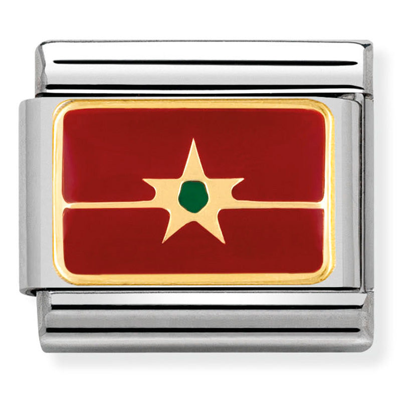 Nomination Morocco Flag Charm