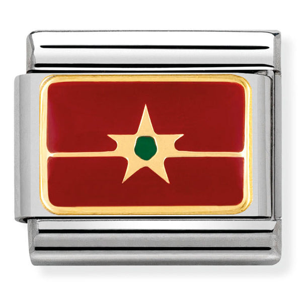 Nomination Morocco Flag Charm