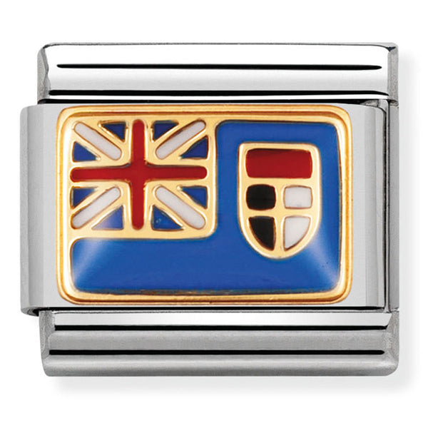 Nomination Fiji Flag Charm