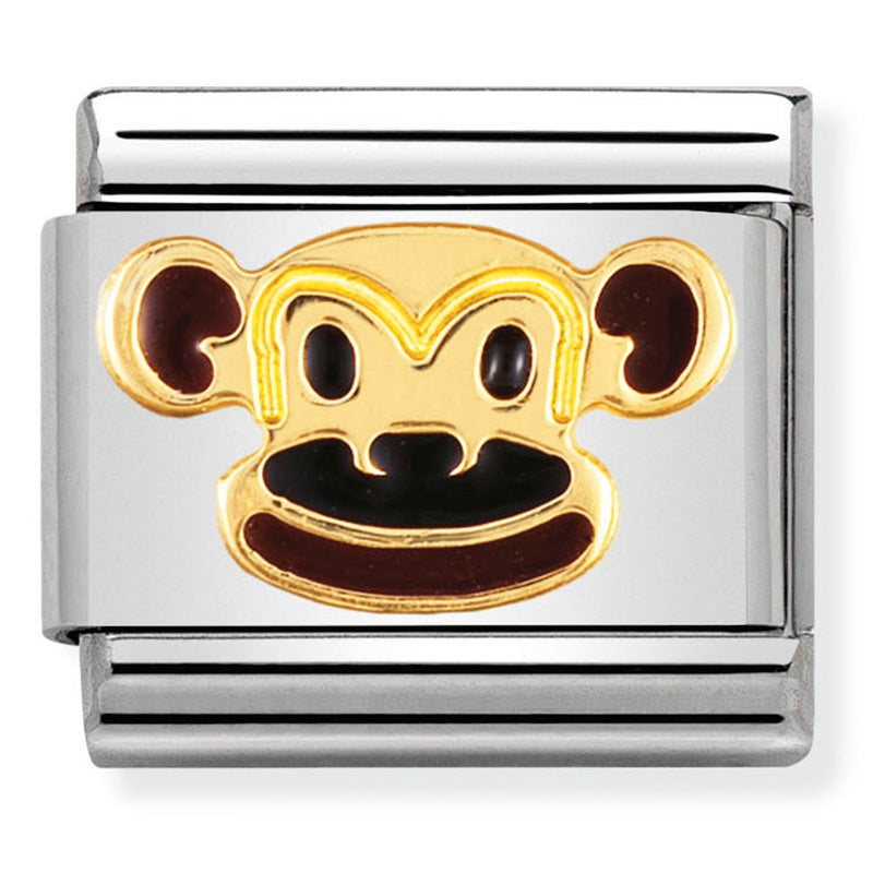 Animals - Monkey Gold Charm