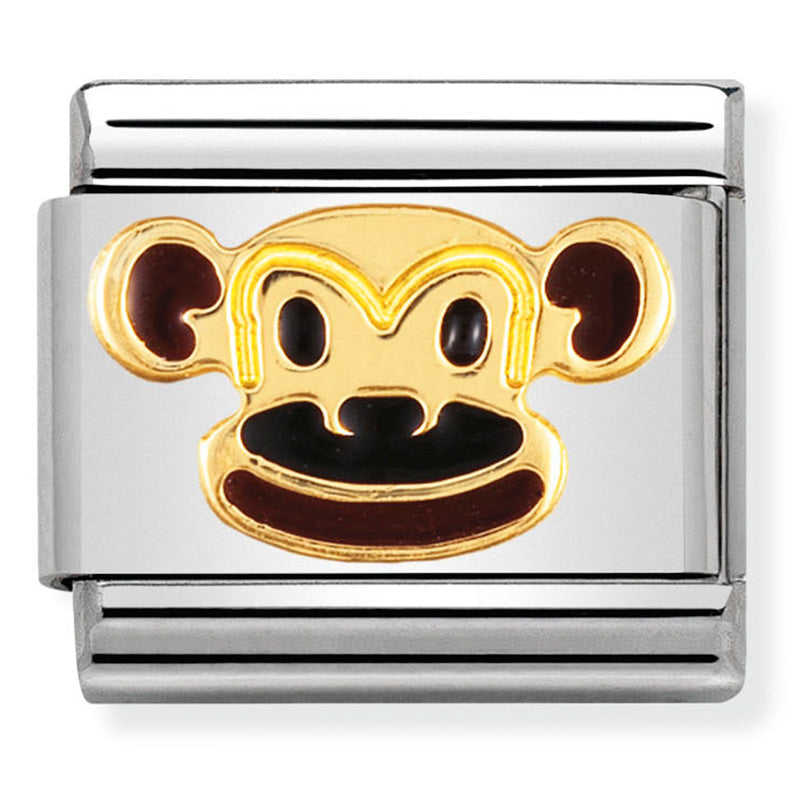 Monkey Gold Charm