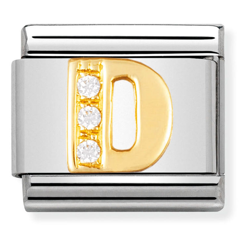 Nomination Letter D Gold Charm