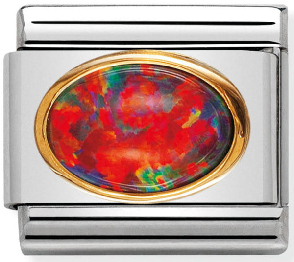 Nomination November Birthstone Red Gold Charm 