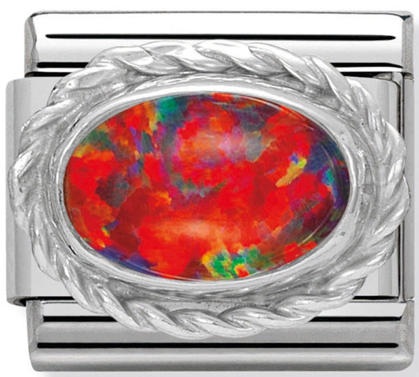 Nomination 330503/08 Red Opal Charm