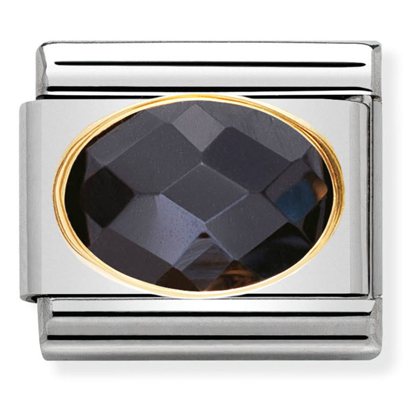 Nomination Black Stone Gold Charm 