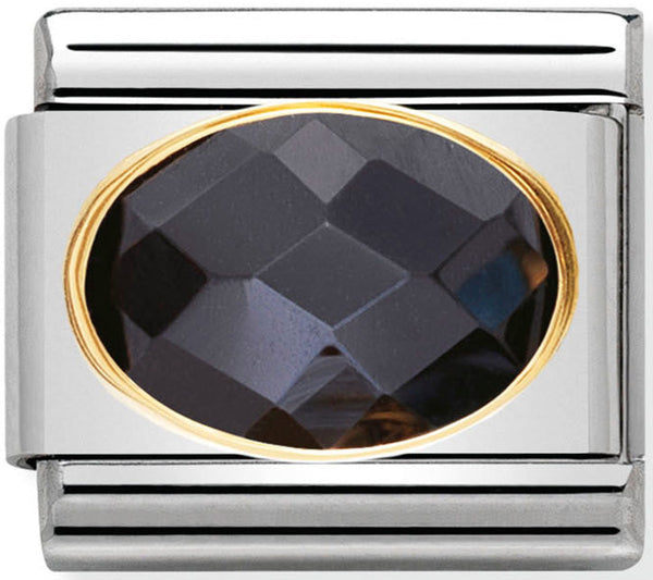 Nomination Black Stone Gold Charm 