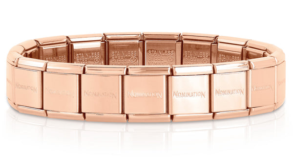 Nomination Starter Big Bracelet Rose Gold Stainless Steel