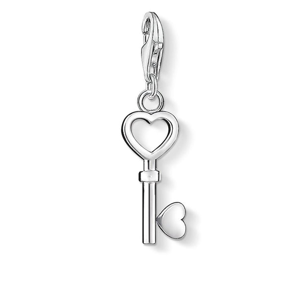 Key Silver Charm