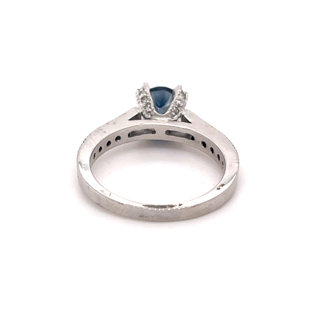 Sapphire Diamond Ring