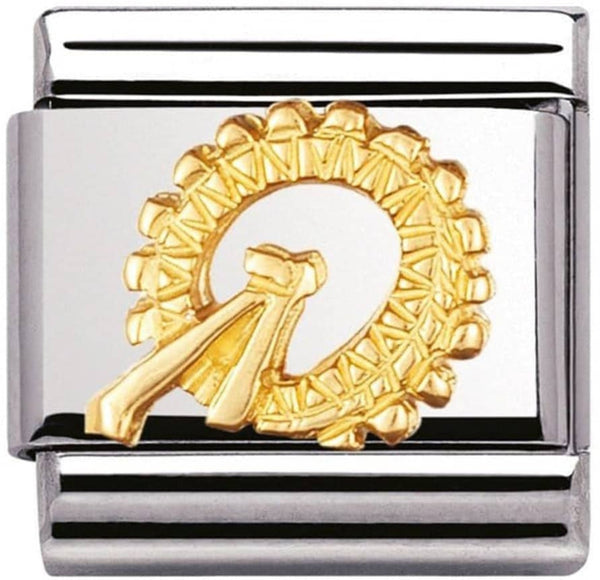 Travel - London Eye (England) Gold Charm